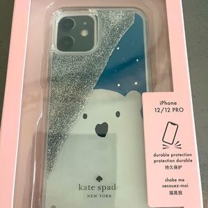 This a Kate Spade phone cover for an iPhones 12 or 12 pro. I never used